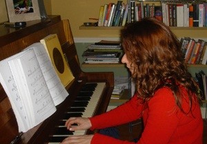 Gina Playing the Piano