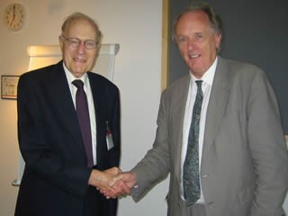 Dr Stan Owers with Dr Ian Gibson MP (medium)