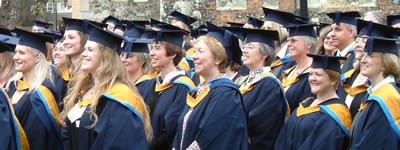 Ultraversity graduates smile for the camera