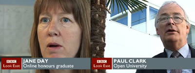 Jane Day and Paul Clark on BBC Look East