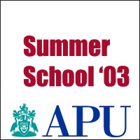 APU Summer School 2003 Project Logo